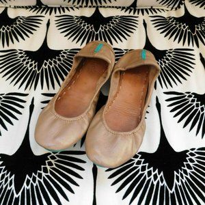 Tieks Metallic Gold Leather Ballet Flats